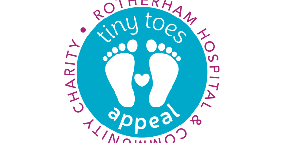 Rotherham Hospital and Community Charity Tiny Toes appeal logo